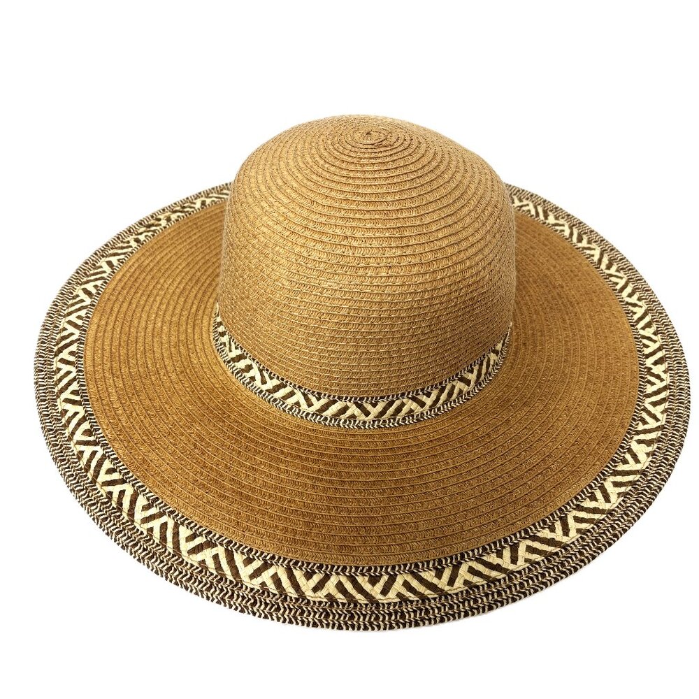 D&Y Straw Wide Brim Summer Beach Hat
